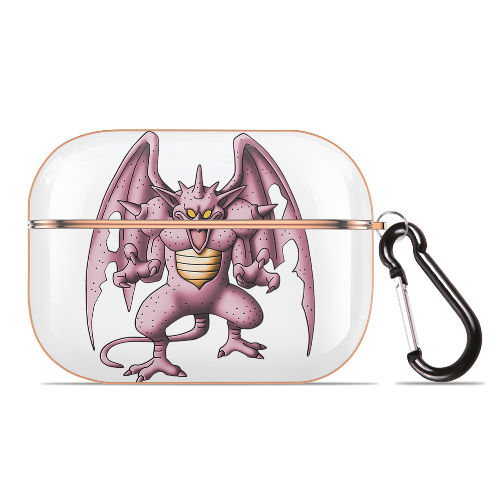 （画像用） ドラゴンクエスト Doragon Kuesuto Dragon Quest 【AirPods Pro用】ハードシェル保護ケース｜耐衝撃・防指紋・カラビナ付き商品仕様