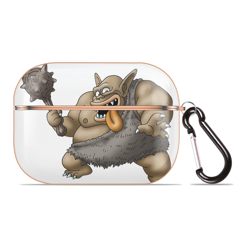 （画像用） ドラゴンクエスト Doragon Kuesuto Dragon Quest 【AirPods Pro用】ハードシェル保護ケース｜耐衝撃・防指紋・カラビナ付き商品仕様