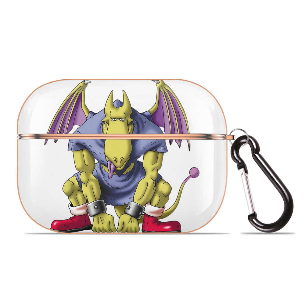 （画像用） ドラゴンクエスト Doragon Kuesuto Dragon Quest 【AirPods Pro用】ハードシェル保護ケース｜耐衝撃・防指紋・カラビナ付き商品仕様