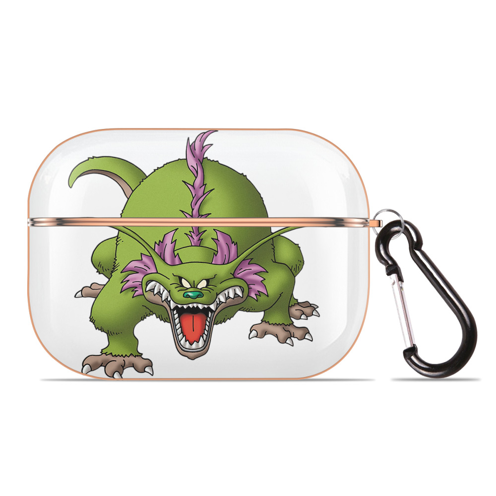 （画像用） ドラゴンクエスト Doragon Kuesuto Dragon Quest 【AirPods Pro用】ハードシェル保護ケース｜耐衝撃・防指紋・カラビナ付き商品仕様