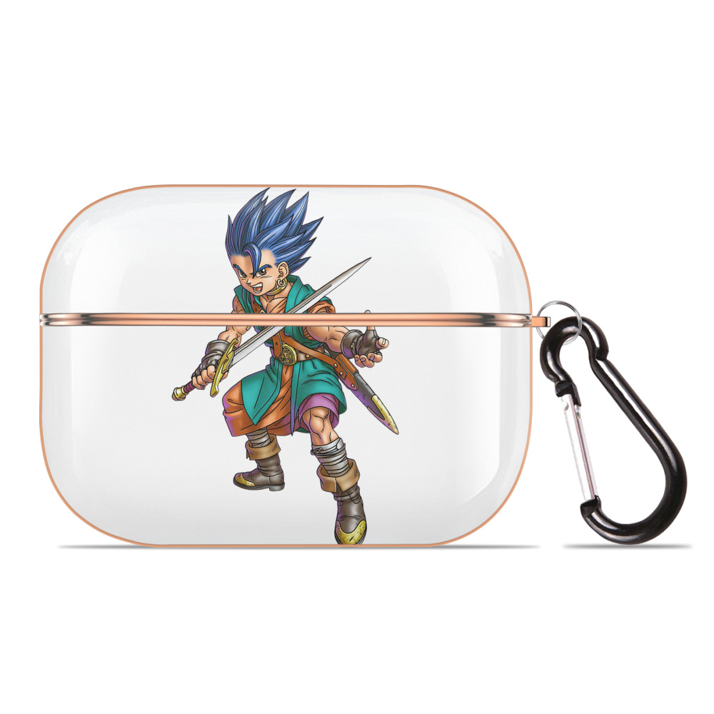 （画像用） ドラゴンクエスト Doragon Kuesuto Dragon Quest 【AirPods Pro用】ハードシェル保護ケース｜耐衝撃・防指紋・カラビナ付き商品仕様