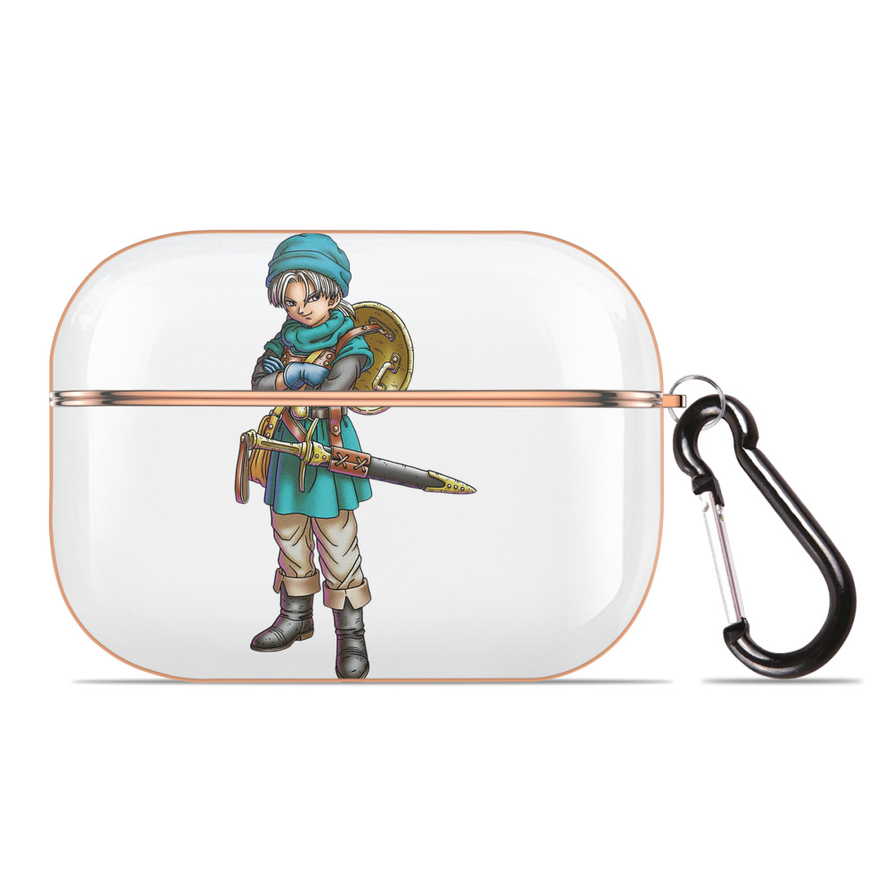 （画像用） ドラゴンクエスト Doragon Kuesuto Dragon Quest 【AirPods Pro用】ハードシェル保護ケース｜耐衝撃・防指紋・カラビナ付き商品仕様