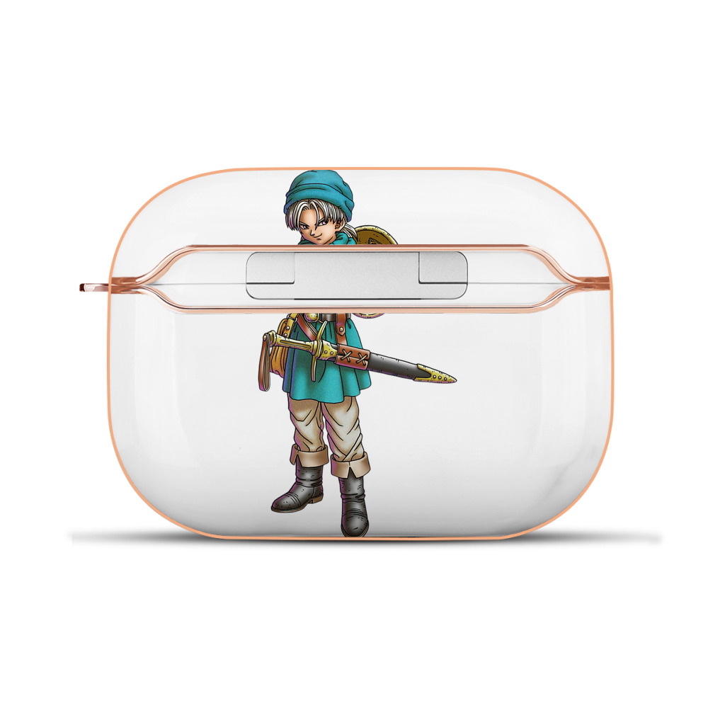 （画像用） ドラゴンクエスト Doragon Kuesuto Dragon Quest 【AirPods Pro用】ハードシェル保護ケース｜耐衝撃・防指紋・カラビナ付き商品仕様