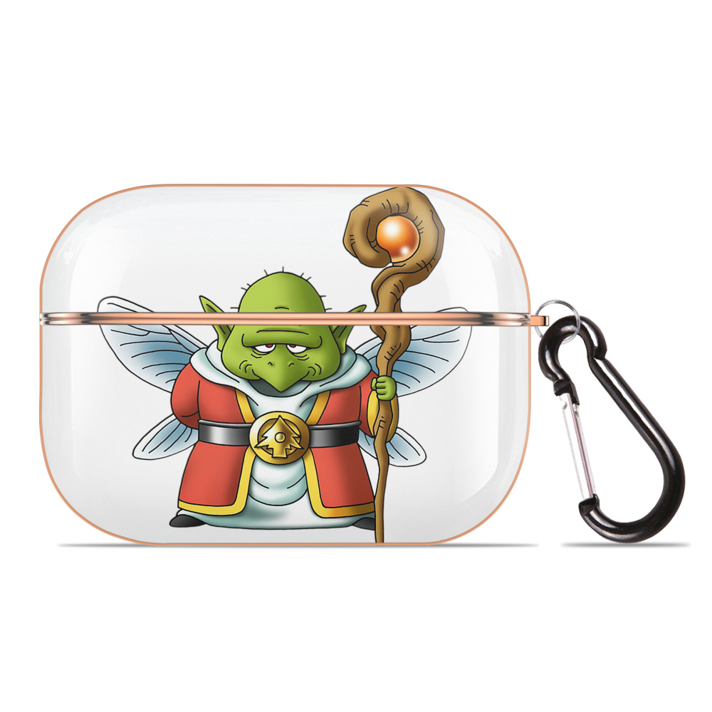 （画像用） ドラゴンクエスト Doragon Kuesuto Dragon Quest 【AirPods Pro用】ハードシェル保護ケース｜耐衝撃・防指紋・カラビナ付き商品仕様