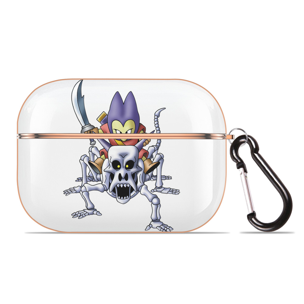 （画像用） ドラゴンクエスト Doragon Kuesuto Dragon Quest 【AirPods Pro用】ハードシェル保護ケース｜耐衝撃・防指紋・カラビナ付き商品仕様