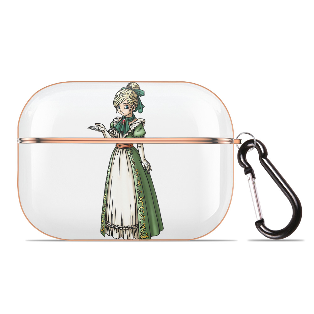 （画像用） ドラゴンクエスト Doragon Kuesuto Dragon Quest 【AirPods Pro用】ハードシェル保護ケース｜耐衝撃・防指紋・カラビナ付き商品仕様