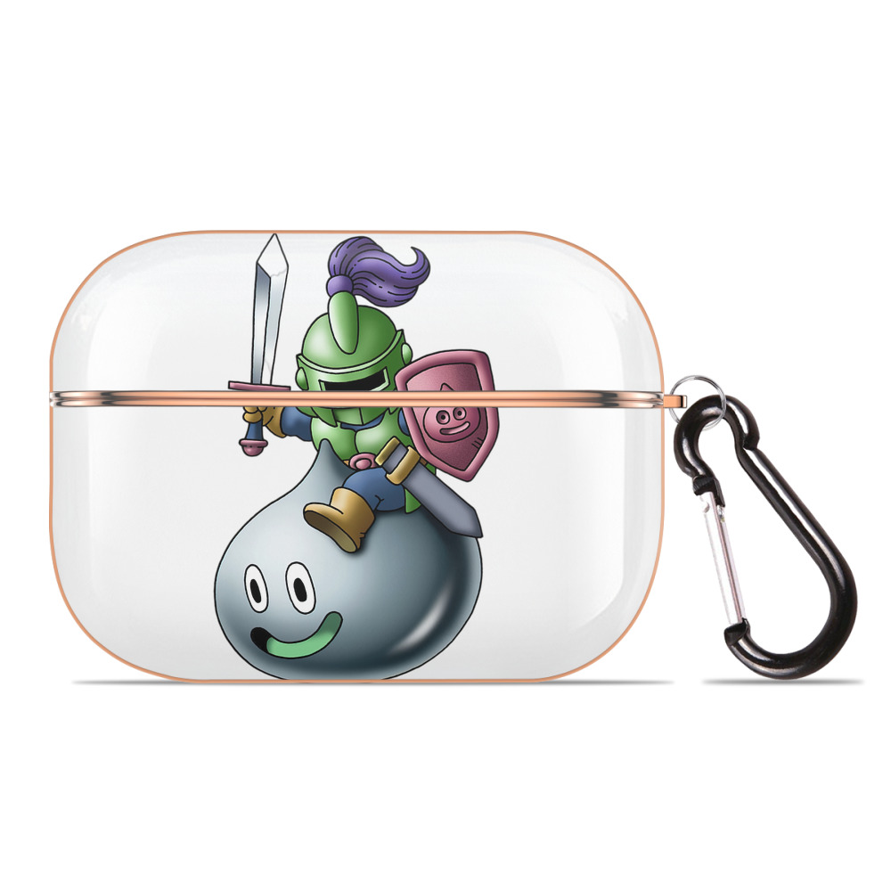 （画像用） ドラゴンクエスト Doragon Kuesuto Dragon Quest 【AirPods Pro用】ハードシェル保護ケース｜耐衝撃・防指紋・カラビナ付き商品仕様