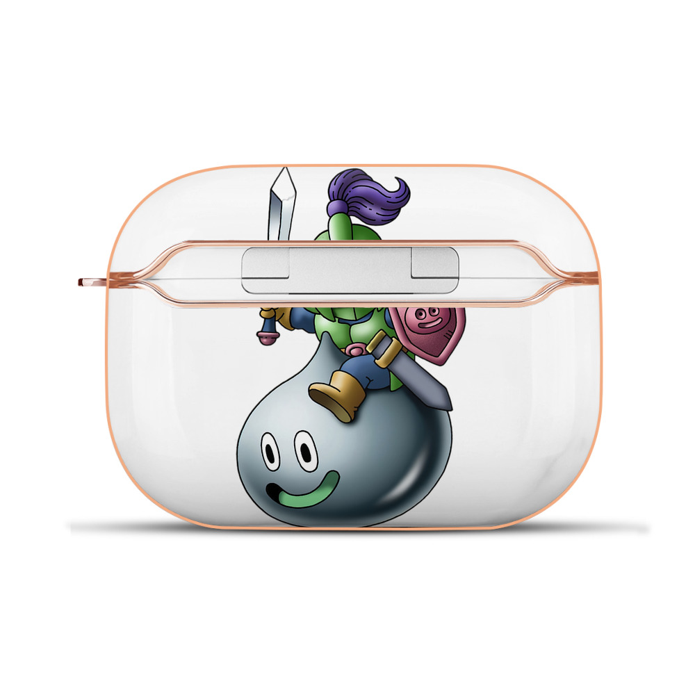 （画像用） ドラゴンクエスト Doragon Kuesuto Dragon Quest 【AirPods Pro用】ハードシェル保護ケース｜耐衝撃・防指紋・カラビナ付き商品仕様