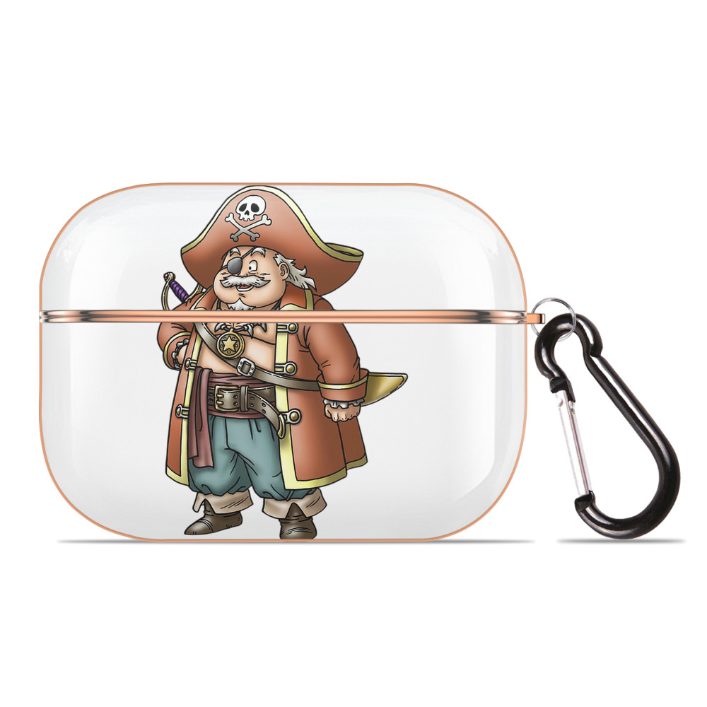 （画像用） ドラゴンクエスト Doragon Kuesuto Dragon Quest 【AirPods Pro用】ハードシェル保護ケース｜耐衝撃・防指紋・カラビナ付き商品仕様