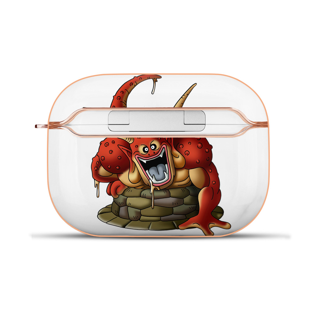 （画像用） ドラゴンクエスト Doragon Kuesuto Dragon Quest 【AirPods Pro用】ハードシェル保護ケース｜耐衝撃・防指紋・カラビナ付き商品仕様