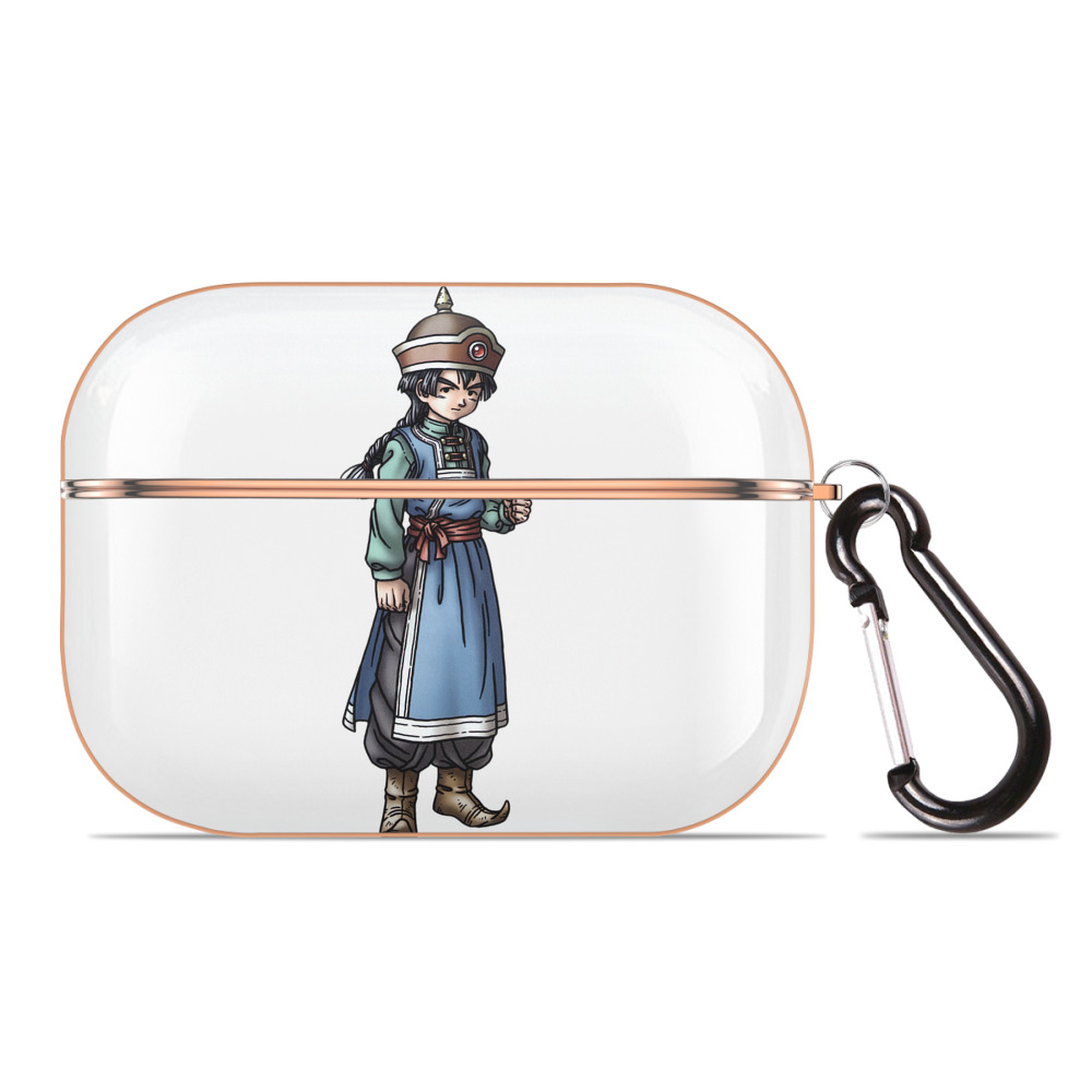 （画像用） ドラゴンクエスト Doragon Kuesuto Dragon Quest 【AirPods Pro用】ハードシェル保護ケース｜耐衝撃・防指紋・カラビナ付き商品仕様