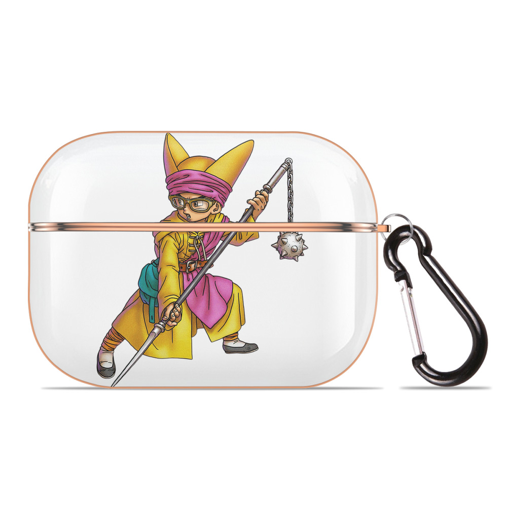 （画像用） ドラゴンクエスト Doragon Kuesuto Dragon Quest 【AirPods Pro用】ハードシェル保護ケース｜耐衝撃・防指紋・カラビナ付き商品仕様