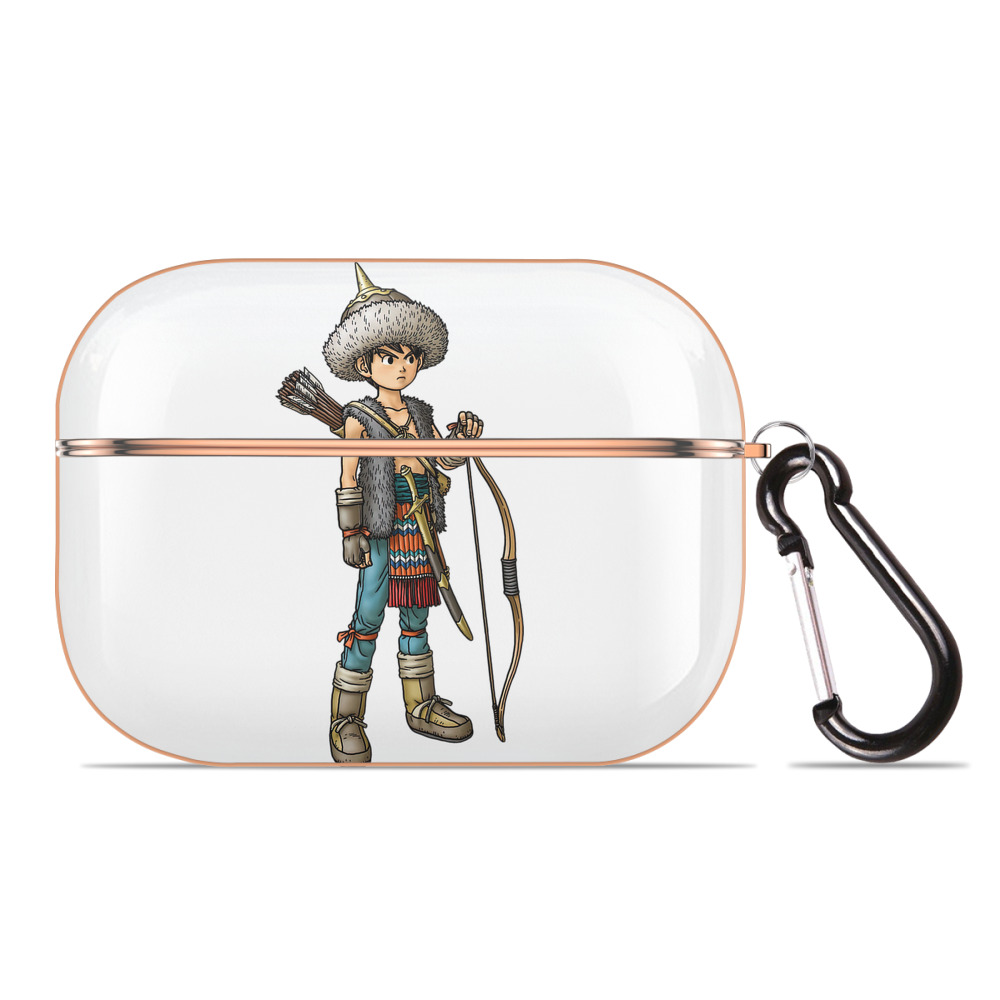（画像用） ドラゴンクエスト Doragon Kuesuto Dragon Quest 【AirPods Pro用】ハードシェル保護ケース｜耐衝撃・防指紋・カラビナ付き商品仕様