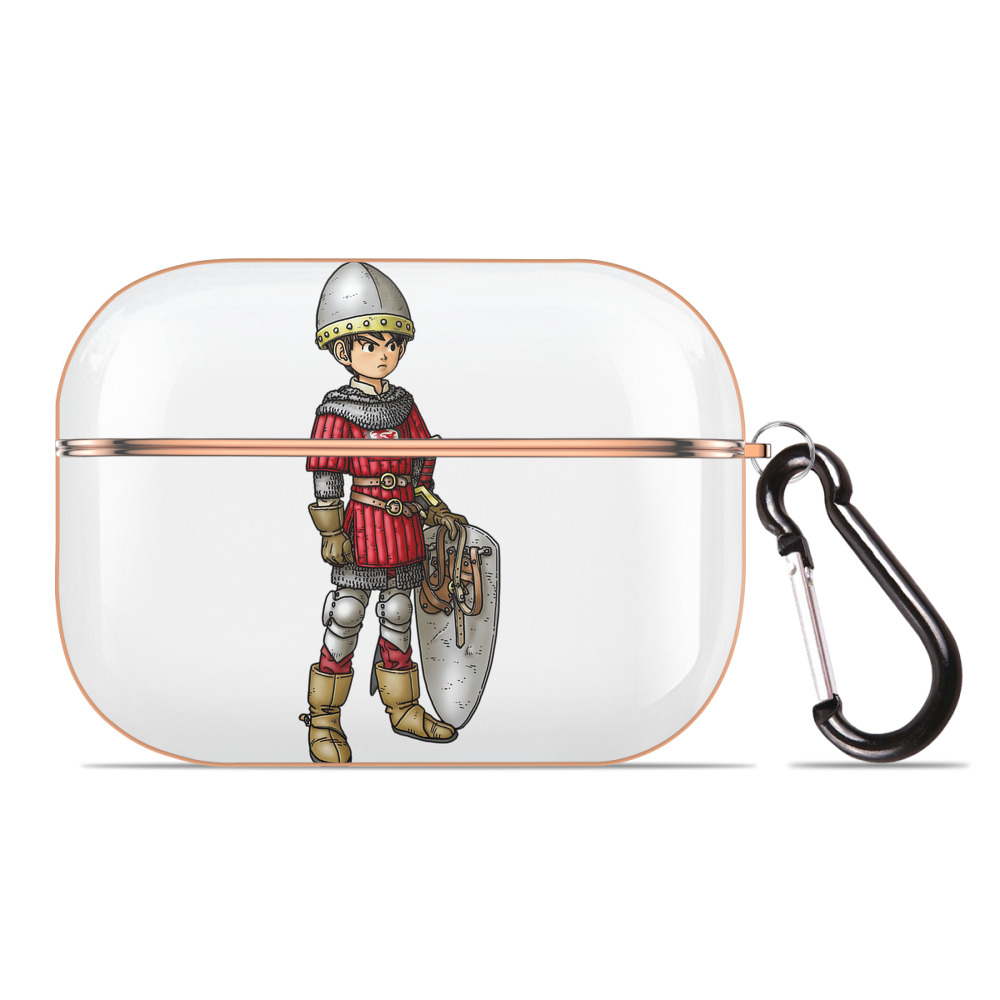 （画像用） ドラゴンクエスト Doragon Kuesuto Dragon Quest 【AirPods Pro用】ハードシェル保護ケース｜耐衝撃・防指紋・カラビナ付き商品仕様