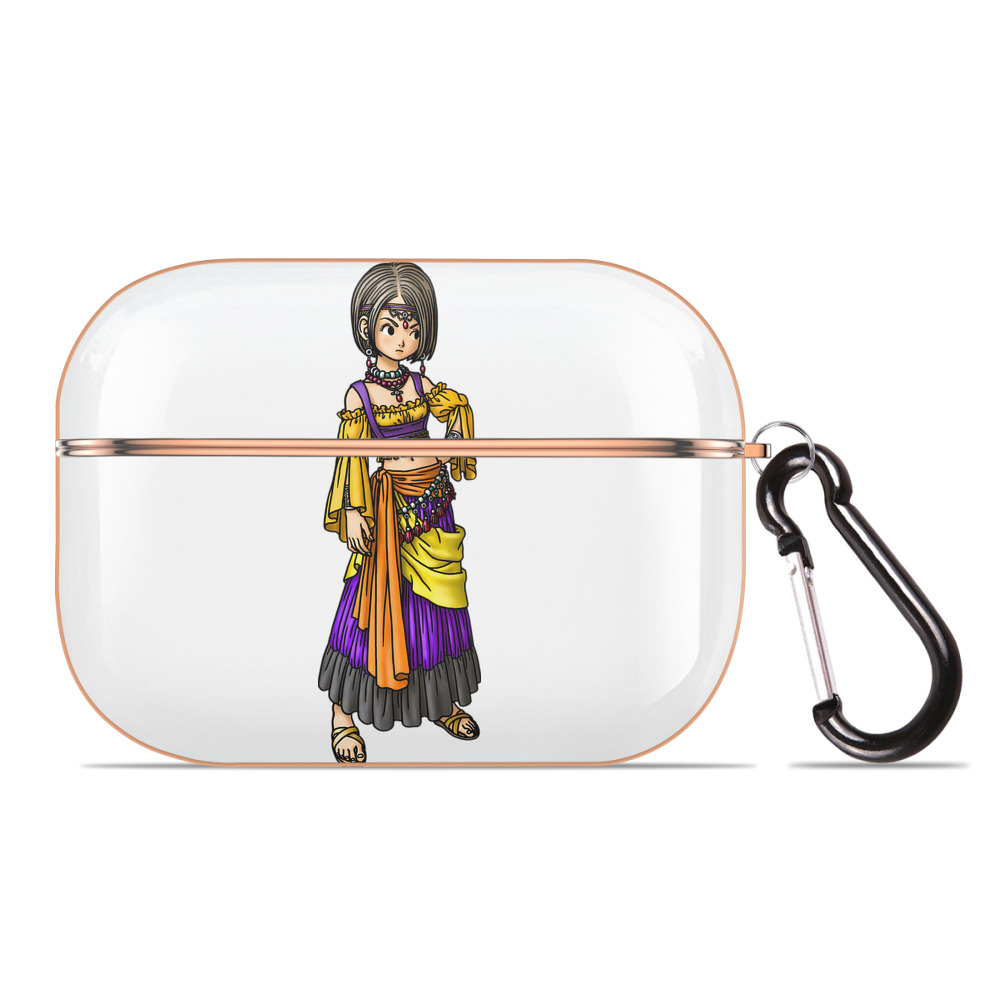 （画像用） ドラゴンクエスト Doragon Kuesuto Dragon Quest 【AirPods Pro用】ハードシェル保護ケース｜耐衝撃・防指紋・カラビナ付き商品仕様