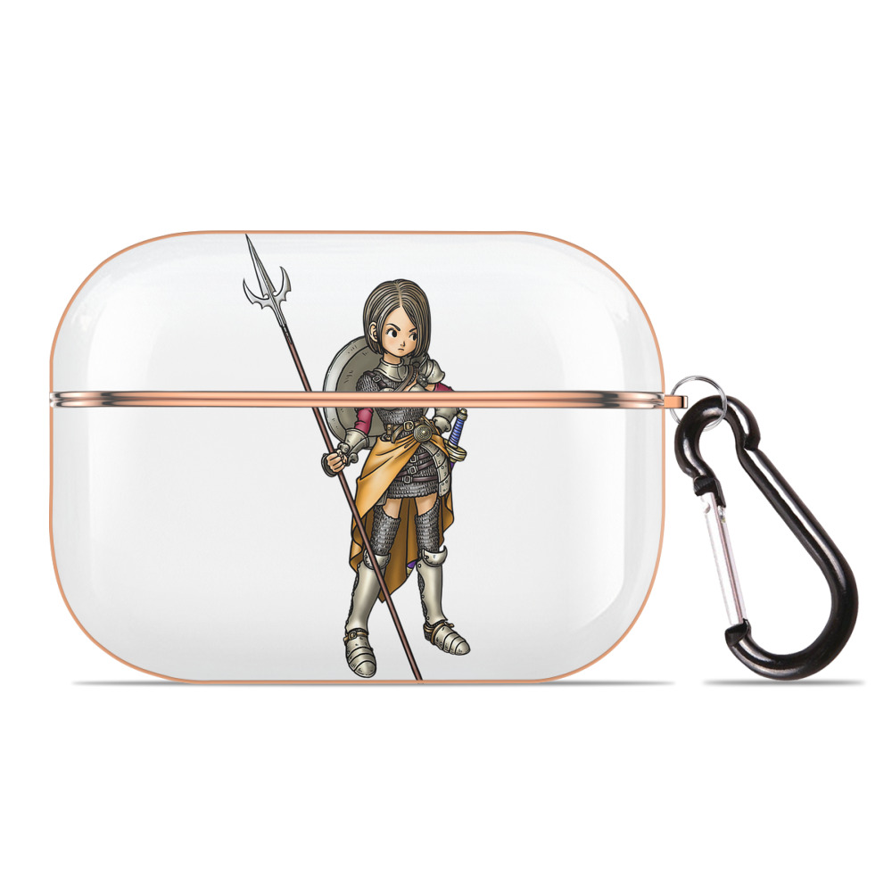 （画像用） ドラゴンクエスト Doragon Kuesuto Dragon Quest 【AirPods Pro用】ハードシェル保護ケース｜耐衝撃・防指紋・カラビナ付き商品仕様