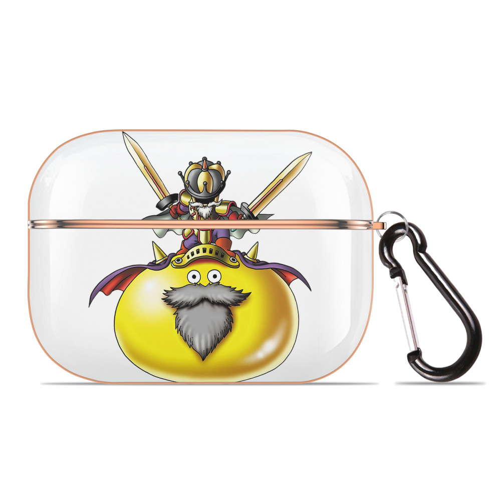 （画像用） ドラゴンクエスト Doragon Kuesuto Dragon Quest 【AirPods Pro用】ハードシェル保護ケース｜耐衝撃・防指紋・カラビナ付き商品仕様