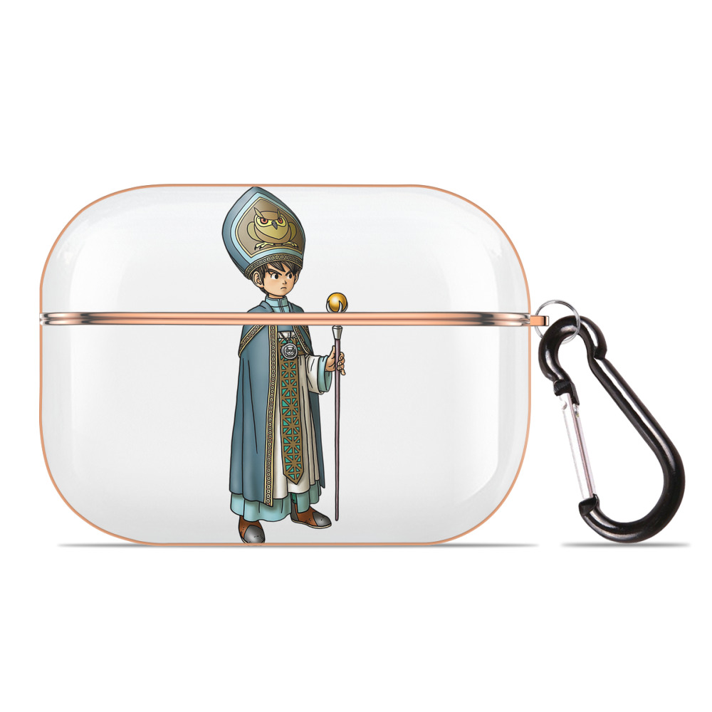 （画像用） ドラゴンクエスト Doragon Kuesuto Dragon Quest 【AirPods Pro用】ハードシェル保護ケース｜耐衝撃・防指紋・カラビナ付き商品仕様