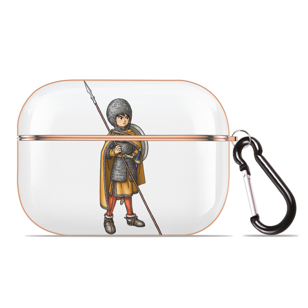 （画像用） ドラゴンクエスト Doragon Kuesuto Dragon Quest 【AirPods Pro用】ハードシェル保護ケース｜耐衝撃・防指紋・カラビナ付き商品仕様