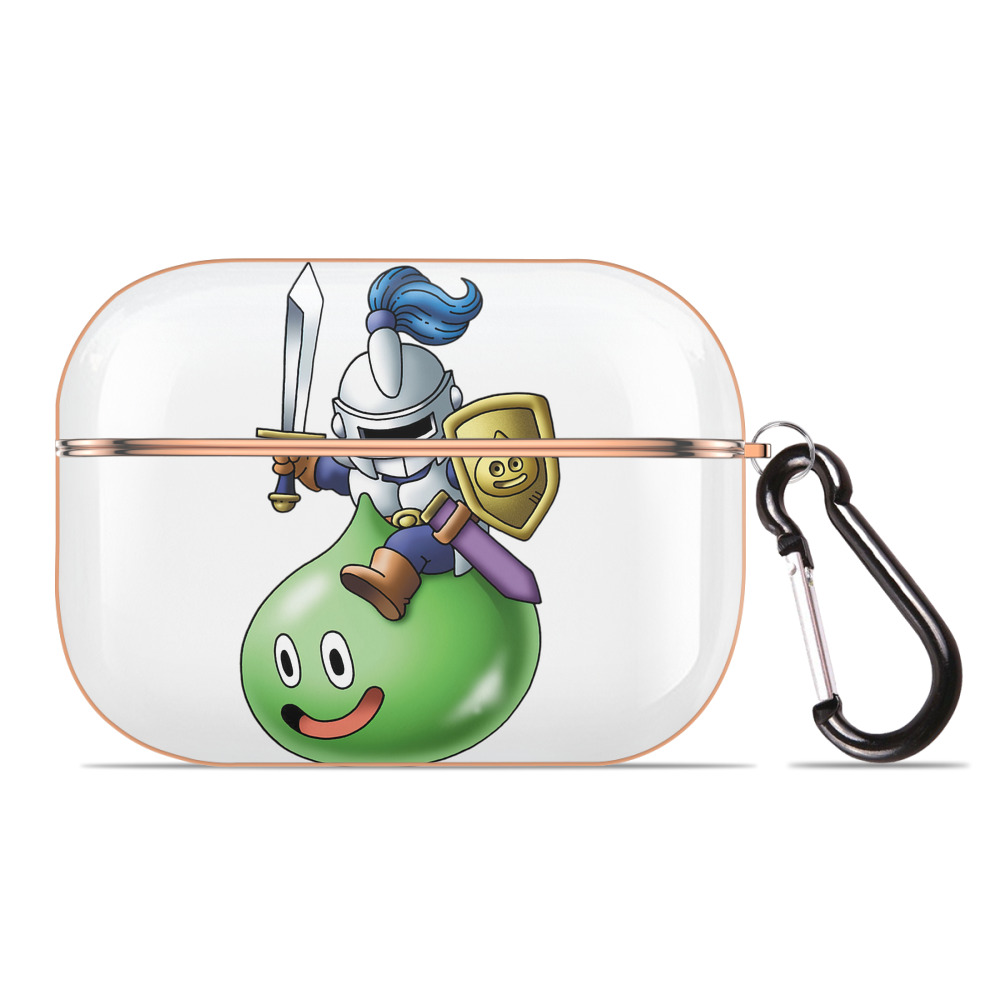 （画像用） ドラゴンクエスト Doragon Kuesuto Dragon Quest 【AirPods Pro用】ハードシェル保護ケース｜耐衝撃・防指紋・カラビナ付き商品仕様
