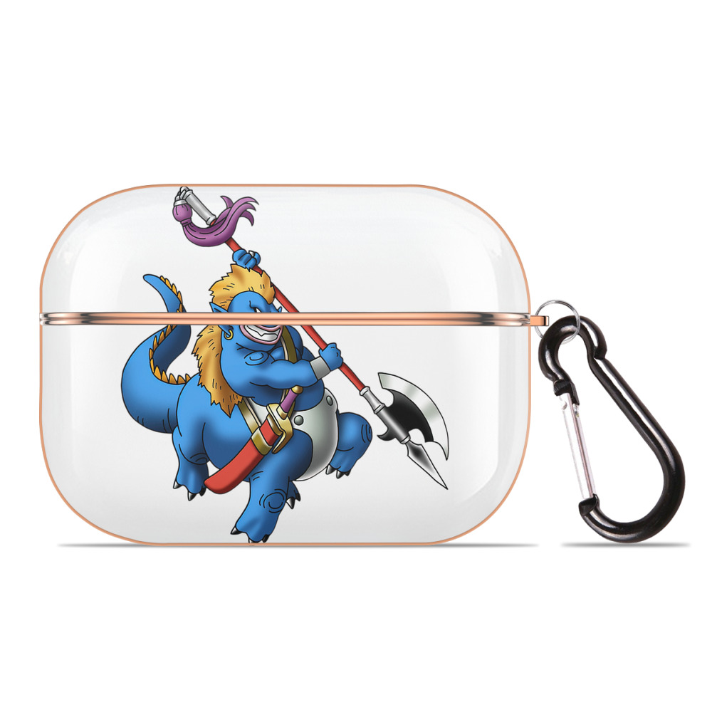 （画像用） ドラゴンクエスト Doragon Kuesuto Dragon Quest 【AirPods Pro用】ハードシェル保護ケース｜耐衝撃・防指紋・カラビナ付き商品仕様