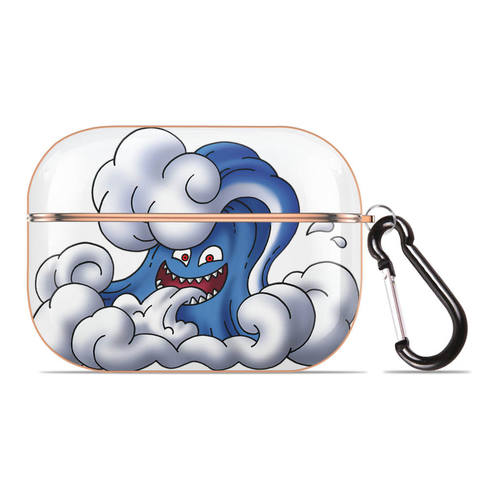 （画像用） ドラゴンクエスト Doragon Kuesuto Dragon Quest 【AirPods Pro用】ハードシェル保護ケース｜耐衝撃・防指紋・カラビナ付き商品仕様