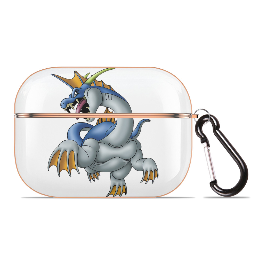 （画像用） ドラゴンクエスト Doragon Kuesuto Dragon Quest 【AirPods Pro用】ハードシェル保護ケース｜耐衝撃・防指紋・カラビナ付き商品仕様