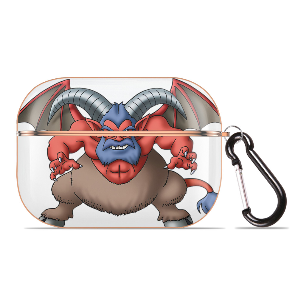 （画像用） ドラゴンクエスト Doragon Kuesuto Dragon Quest 【AirPods Pro用】ハードシェル保護ケース｜耐衝撃・防指紋・カラビナ付き商品仕様