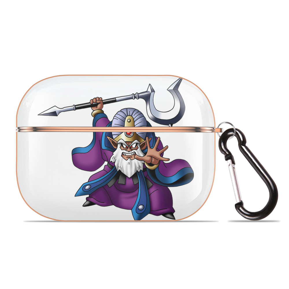 （画像用） ドラゴンクエスト Doragon Kuesuto Dragon Quest 【AirPods Pro用】ハードシェル保護ケース｜耐衝撃・防指紋・カラビナ付き商品仕様