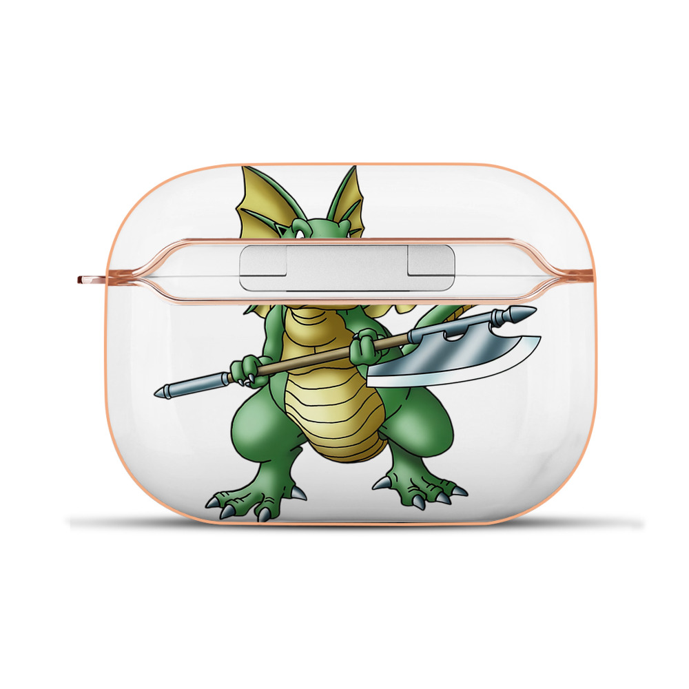 （画像用） ドラゴンクエスト Doragon Kuesuto Dragon Quest 【AirPods Pro用】ハードシェル保護ケース｜耐衝撃・防指紋・カラビナ付き商品仕様