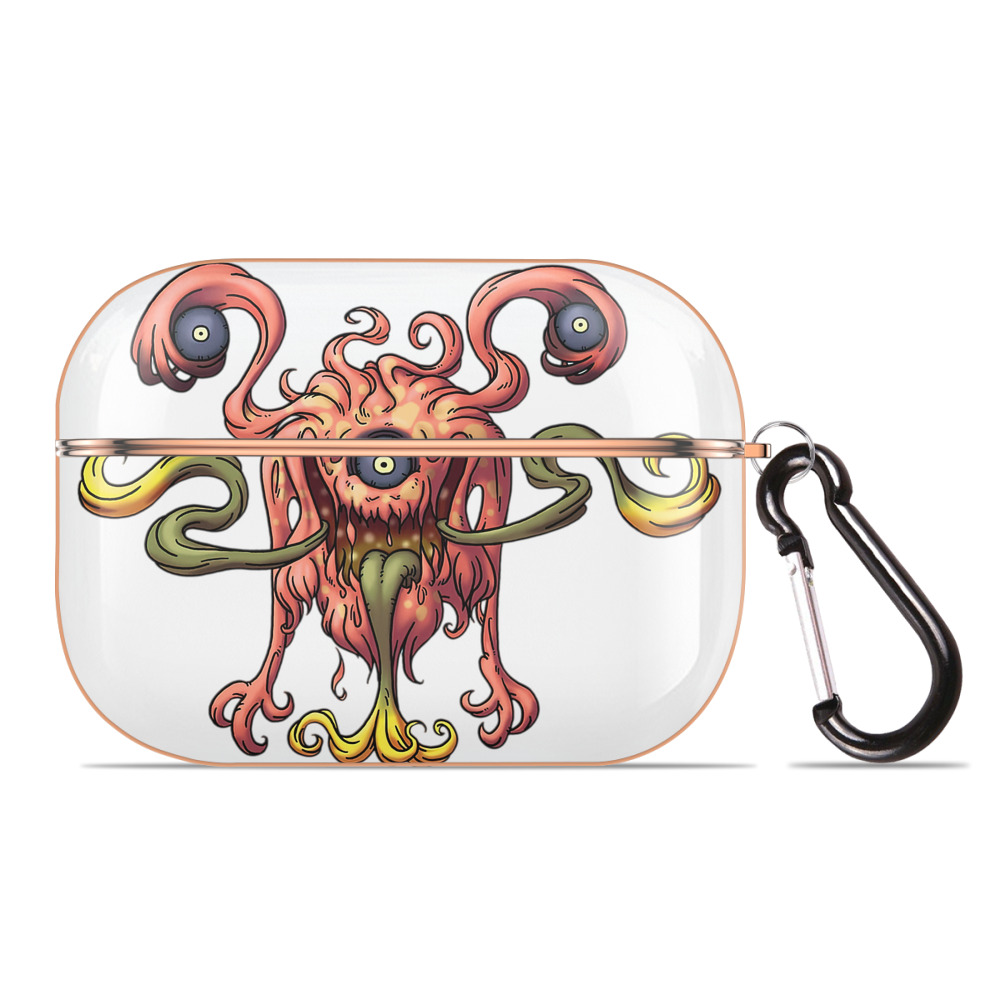 （画像用） ドラゴンクエスト Doragon Kuesuto Dragon Quest 【AirPods Pro用】ハードシェル保護ケース｜耐衝撃・防指紋・カラビナ付き商品仕様