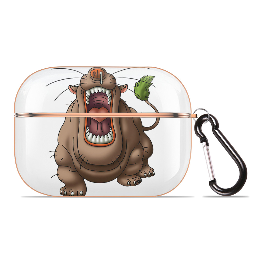 （画像用） ドラゴンクエスト Doragon Kuesuto Dragon Quest 【AirPods Pro用】ハードシェル保護ケース｜耐衝撃・防指紋・カラビナ付き商品仕様