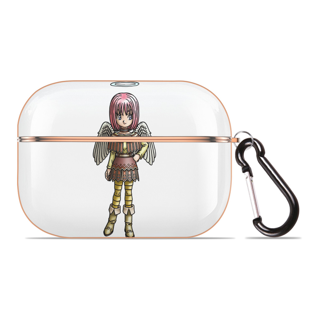 （画像用） ドラゴンクエスト Doragon Kuesuto Dragon Quest 【AirPods Pro用】ハードシェル保護ケース｜耐衝撃・防指紋・カラビナ付き商品仕様