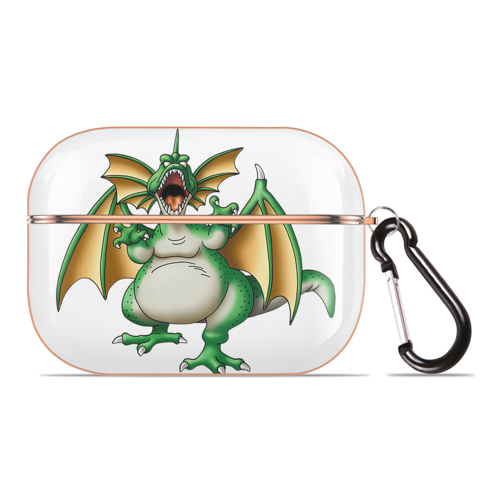 （画像用） ドラゴンクエスト Doragon Kuesuto Dragon Quest 【AirPods Pro用】ハードシェル保護ケース｜耐衝撃・防指紋・カラビナ付き商品仕様