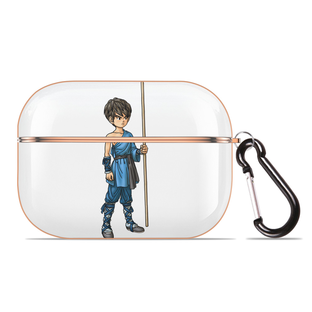 （画像用） ドラゴンクエスト Doragon Kuesuto Dragon Quest 【AirPods Pro用】ハードシェル保護ケース｜耐衝撃・防指紋・カラビナ付き商品仕様
