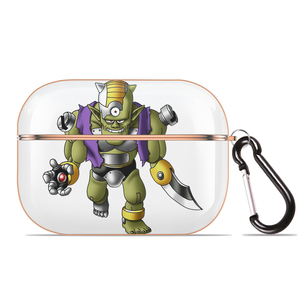（画像用） ドラゴンクエスト Doragon Kuesuto Dragon Quest 【AirPods Pro用】ハードシェル保護ケース｜耐衝撃・防指紋・カラビナ付き商品仕様