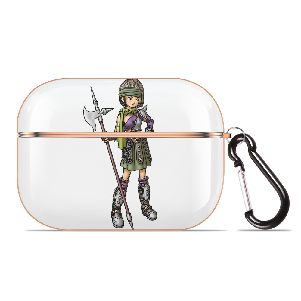 （画像用） ドラゴンクエスト Doragon Kuesuto Dragon Quest 【AirPods Pro用】ハードシェル保護ケース｜耐衝撃・防指紋・カラビナ付き商品仕様