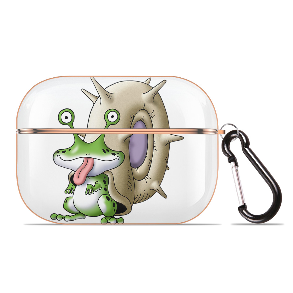 （画像用） ドラゴンクエスト Doragon Kuesuto Dragon Quest 【AirPods Pro用】ハードシェル保護ケース｜耐衝撃・防指紋・カラビナ付き商品仕様