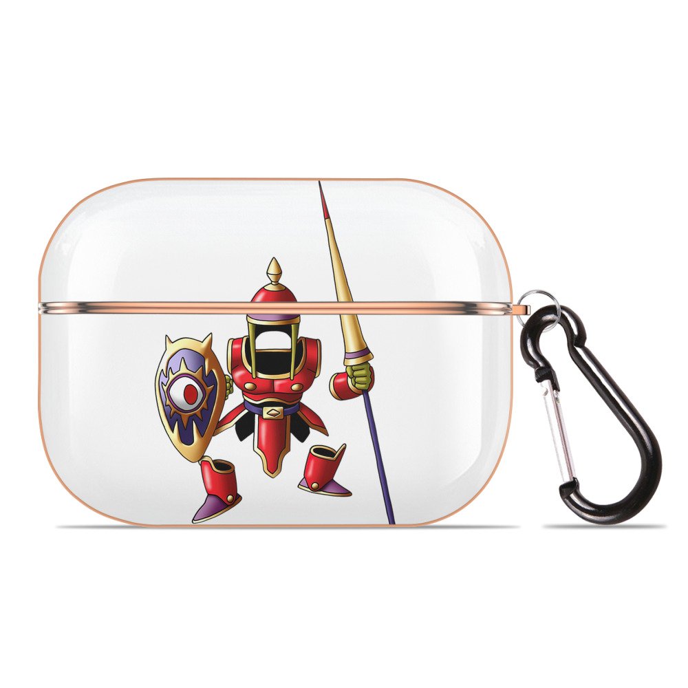 （画像用） ドラゴンクエスト Doragon Kuesuto Dragon Quest 【AirPods Pro用】ハードシェル保護ケース｜耐衝撃・防指紋・カラビナ付き商品仕様
