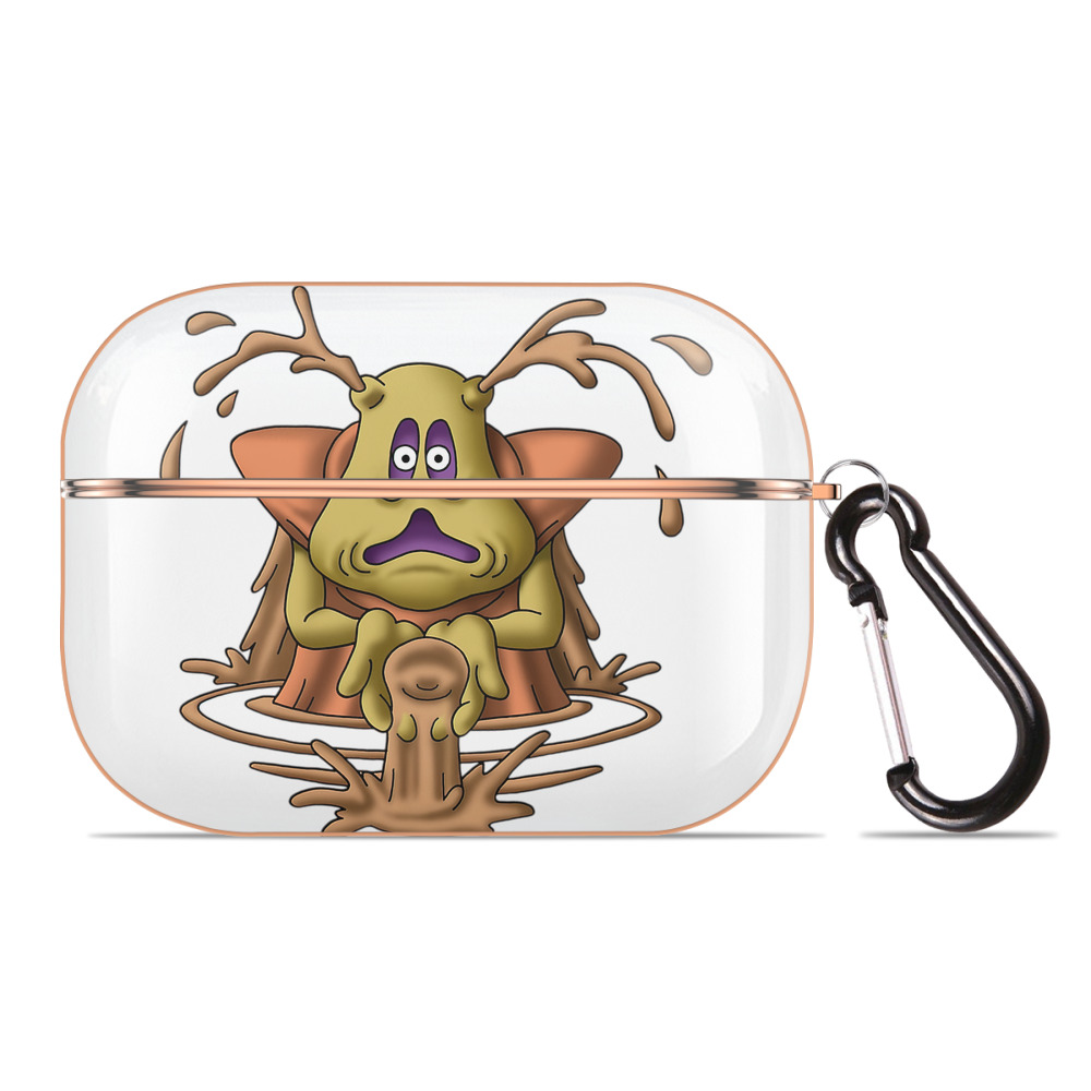 （画像用） ドラゴンクエスト Doragon Kuesuto Dragon Quest 【AirPods Pro用】ハードシェル保護ケース｜耐衝撃・防指紋・カラビナ付き商品仕様