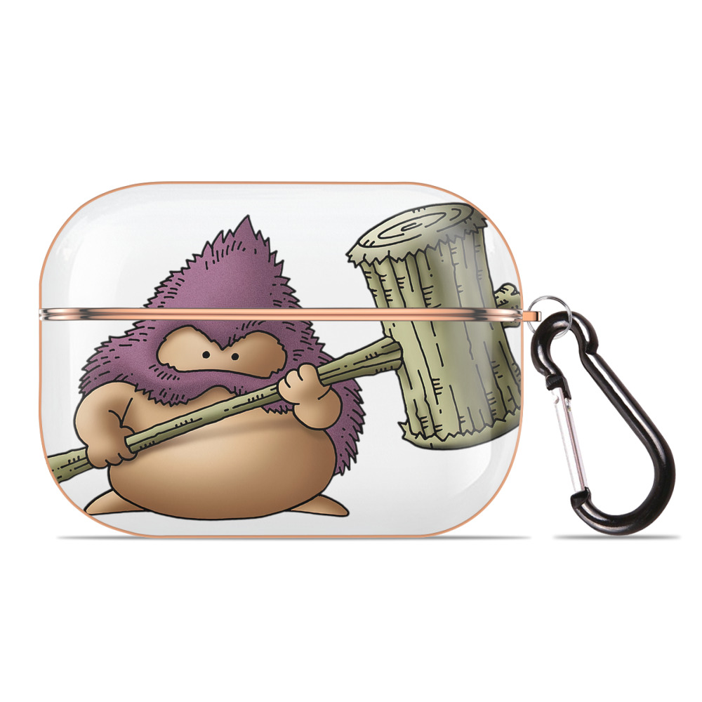 （画像用） ドラゴンクエスト Doragon Kuesuto Dragon Quest 【AirPods Pro用】ハードシェル保護ケース｜耐衝撃・防指紋・カラビナ付き商品仕様
