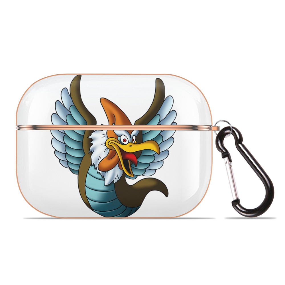 （画像用） ドラゴンクエスト Doragon Kuesuto Dragon Quest 【AirPods Pro用】ハードシェル保護ケース｜耐衝撃・防指紋・カラビナ付き商品仕様