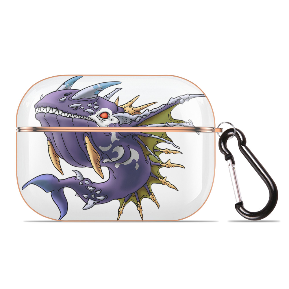 （画像用） ドラゴンクエスト Doragon Kuesuto Dragon Quest 【AirPods Pro用】ハードシェル保護ケース｜耐衝撃・防指紋・カラビナ付き商品仕様