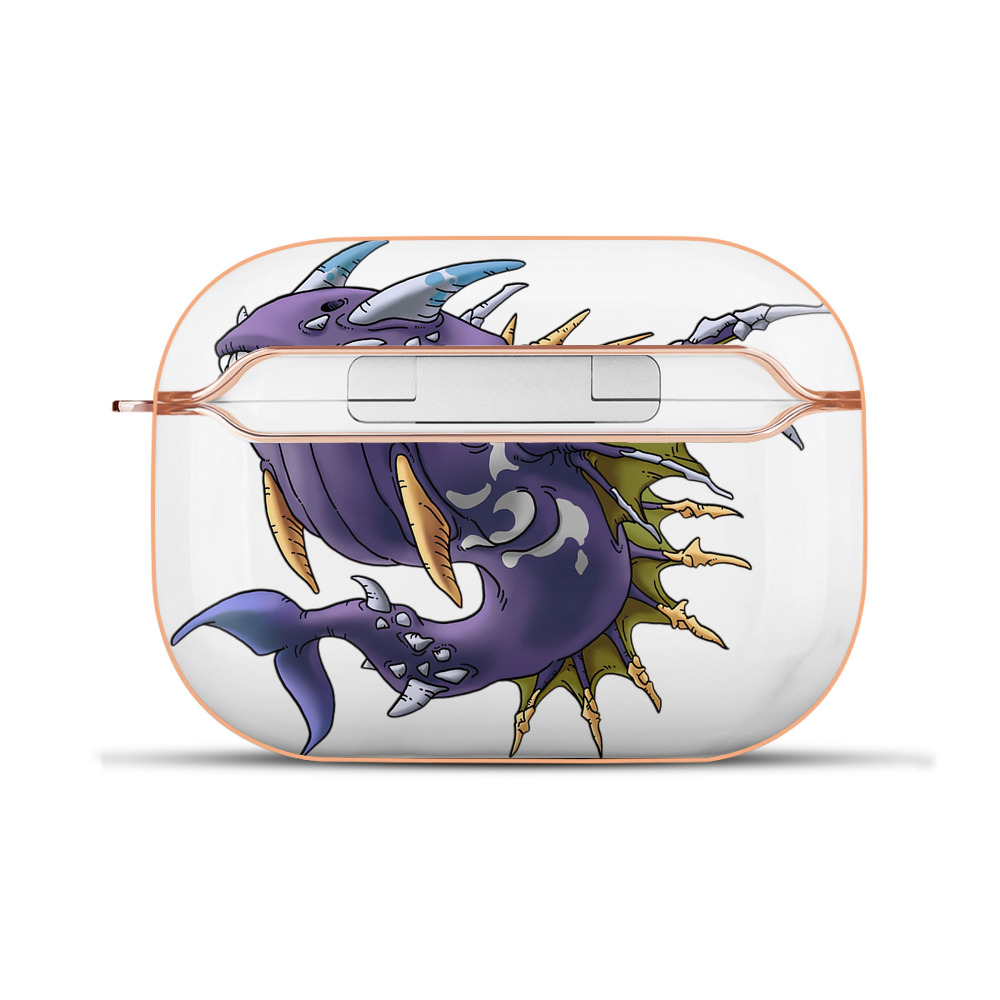 （画像用） ドラゴンクエスト Doragon Kuesuto Dragon Quest 【AirPods Pro用】ハードシェル保護ケース｜耐衝撃・防指紋・カラビナ付き商品仕様