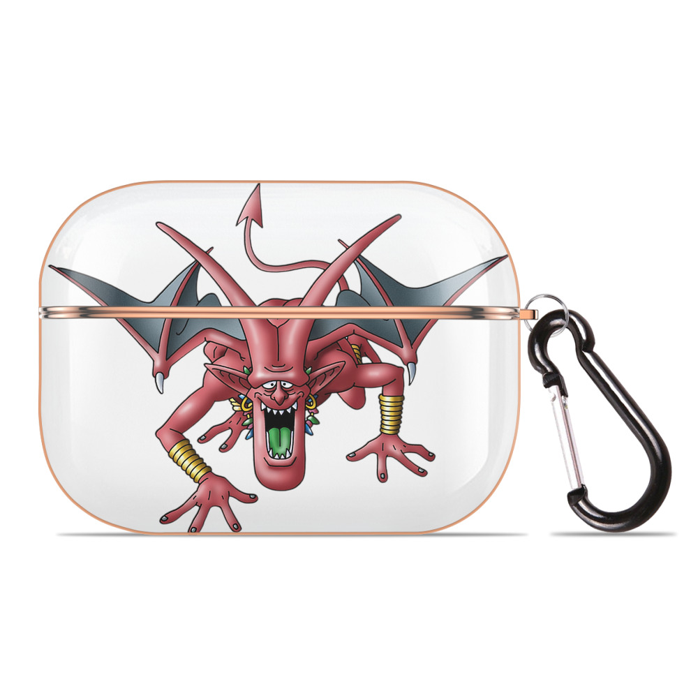 （画像用） ドラゴンクエスト Doragon Kuesuto Dragon Quest 【AirPods Pro用】ハードシェル保護ケース｜耐衝撃・防指紋・カラビナ付き商品仕様