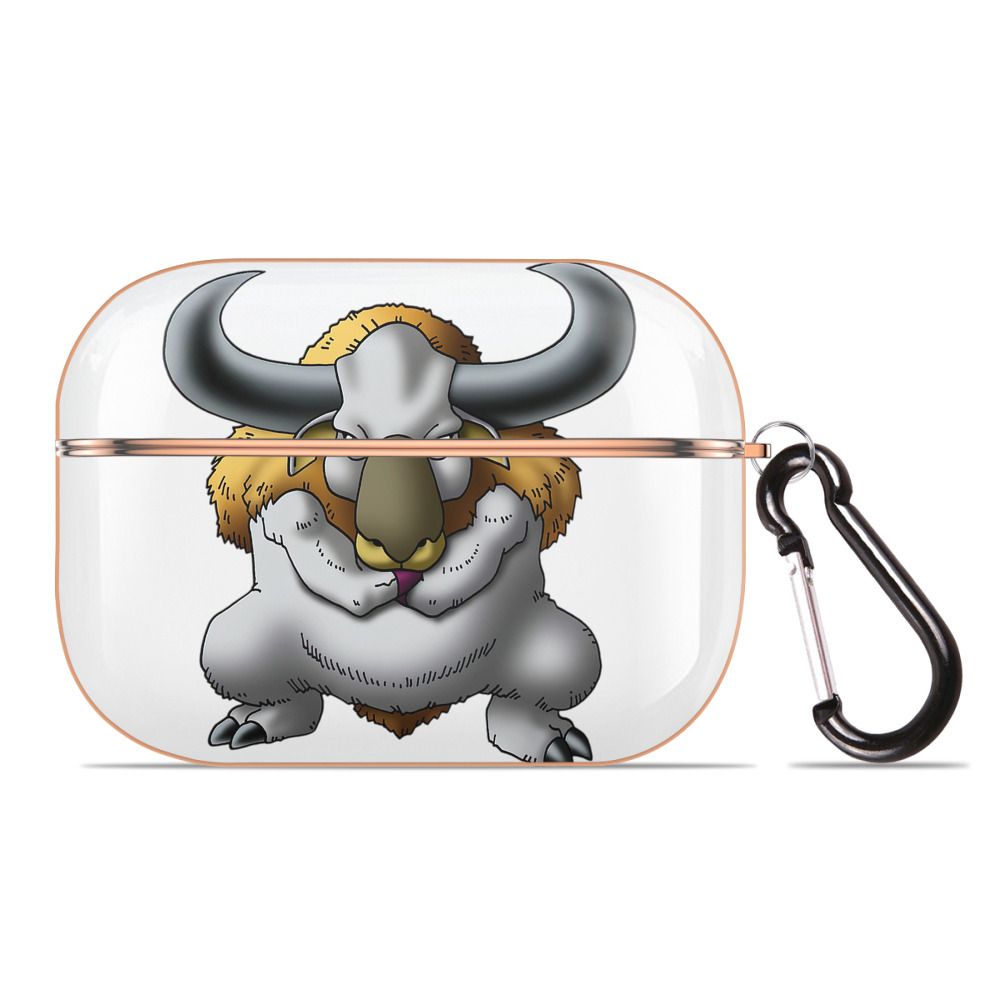 （画像用） ドラゴンクエスト Doragon Kuesuto Dragon Quest 【AirPods Pro用】ハードシェル保護ケース｜耐衝撃・防指紋・カラビナ付き商品仕様