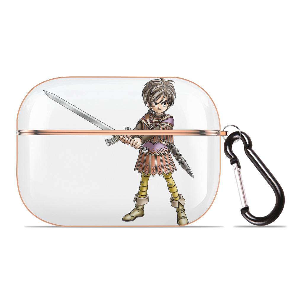 （画像用） ドラゴンクエスト Doragon Kuesuto Dragon Quest 【AirPods Pro用】ハードシェル保護ケース｜耐衝撃・防指紋・カラビナ付き商品仕様
