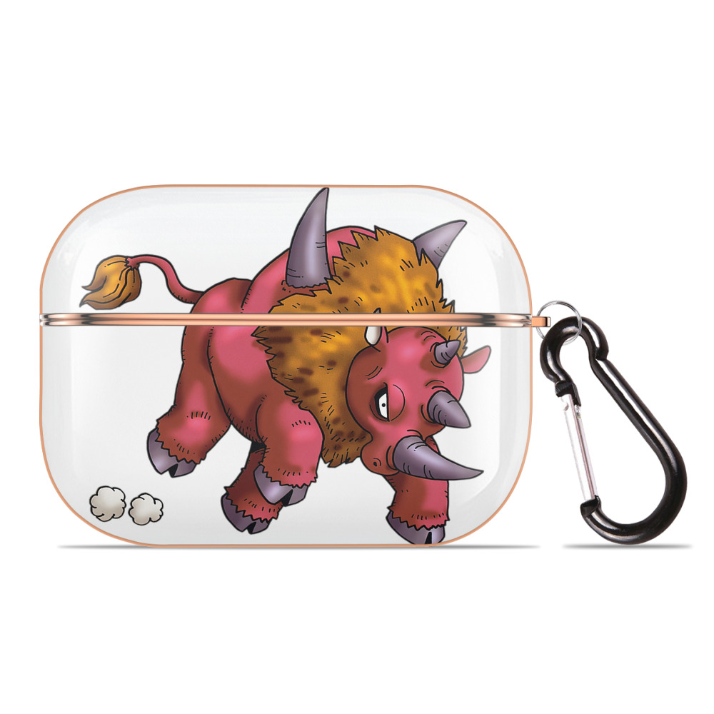 （画像用） ドラゴンクエスト Doragon Kuesuto Dragon Quest 【AirPods Pro用】ハードシェル保護ケース｜耐衝撃・防指紋・カラビナ付き商品仕様