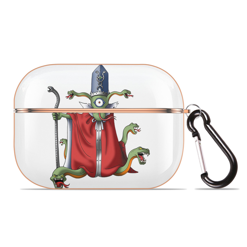（画像用） ドラゴンクエスト Doragon Kuesuto Dragon Quest 【AirPods Pro用】ハードシェル保護ケース｜耐衝撃・防指紋・カラビナ付き商品仕様