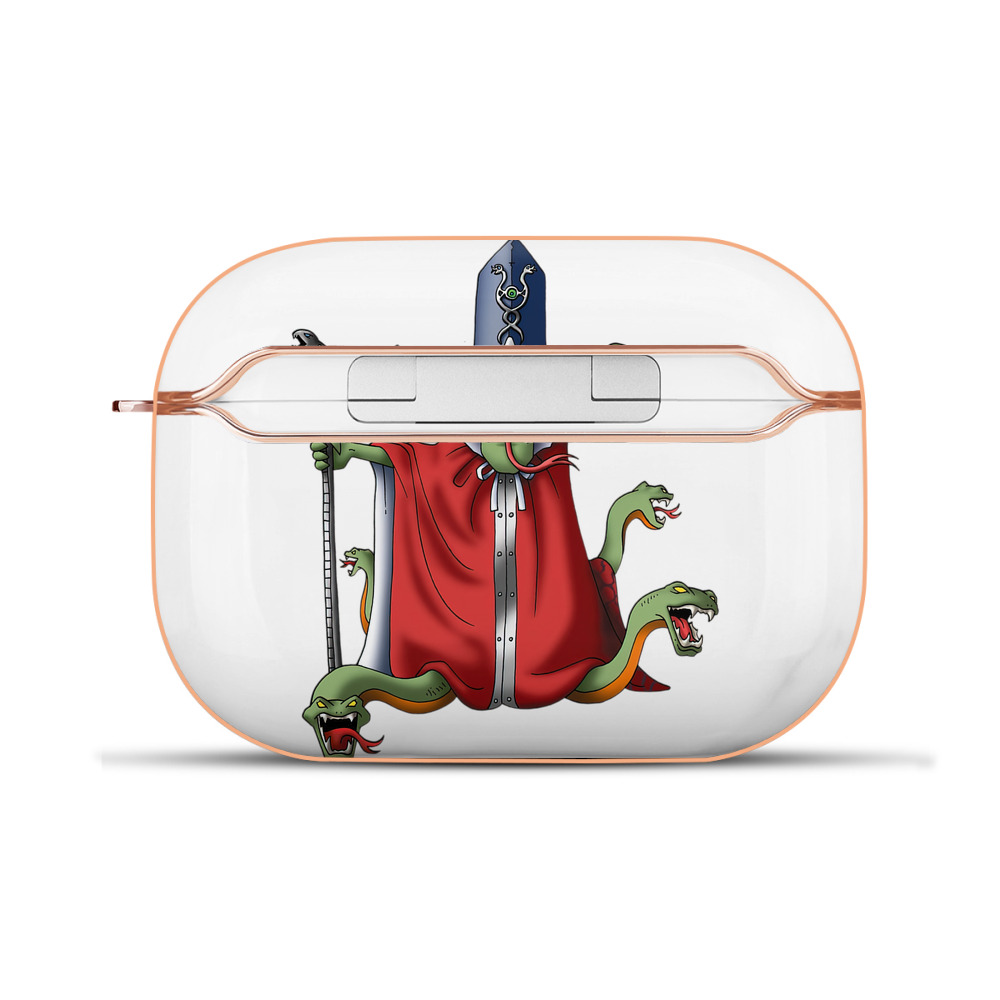 （画像用） ドラゴンクエスト Doragon Kuesuto Dragon Quest 【AirPods Pro用】ハードシェル保護ケース｜耐衝撃・防指紋・カラビナ付き商品仕様
